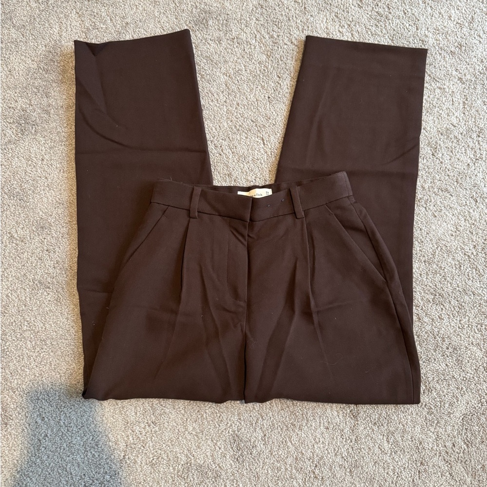 Abercrombie & Fitch Chocolate Brown Trousers